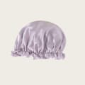 Miniatyrbillede 2 af 6: INF 100% Mulberry Silk Sovehue til Kvinder, Blødt Hovedtørklæde til Sovn Lys lilla M