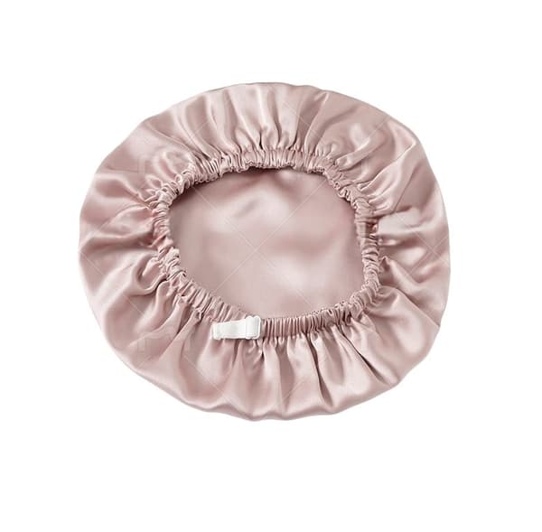 INF Dubbelsidig sovmossa i 100 % mullbärssilke för kvinnor lotus rosa