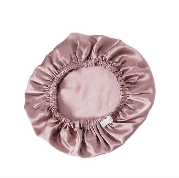 INF Dubbelsidig sovmossa i 100 % mullbärssilke för kvinnor Dusty Pink
