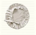 Miniatyrbillede 5 af 5: INF Justerbar silke sovehue til kvinder, 100% Mulberry silke Beige