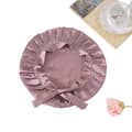 Miniatyrbild 2 av 5: INF Justerbar sovhatt i siden för kvinnor, 100 % mullbärssilke Rosa