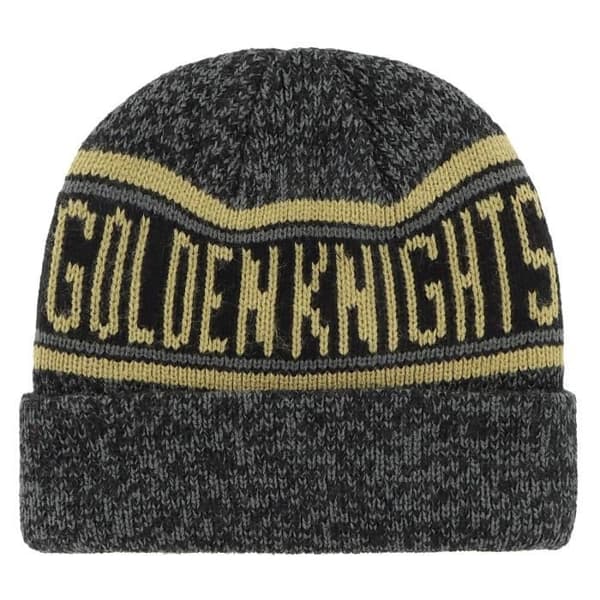 Stickad mössa 47 Brand - McKoy Vegas Golden Knights - Vuxen Man - Svart och guld