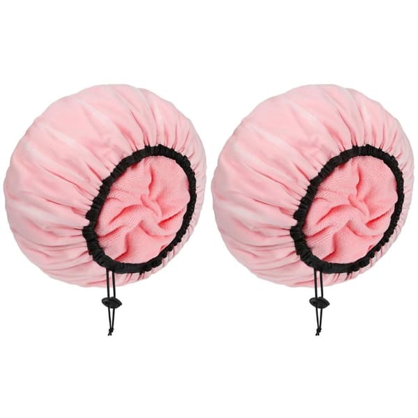INF Justerbar badmössa med frottéfoder Rosa