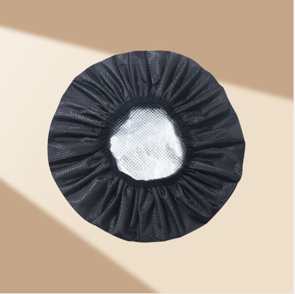 INF Självvärmande Hårmaskmössa - Trådlös & Bekväm Spa Svart