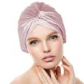 Miniatyrbillede 1 af 8: Luksus Satin Beanie 2-i-1 - Sleeping Beanie & Swim Beanie til langt og krøllet hår