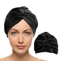 Miniatyrbillede 1 af 8: Luksus Satin Beanie 2-i-1 - Sleeping Beanie & Swim Beanie til langt og krøllet hår