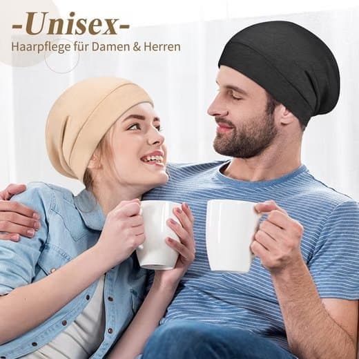 Lollanda säädettävä suihkuhattu naisille ja miehille, pehmeä makuuhattu unisex – täydellinen kaikenkokoisille ja hiustyypeille