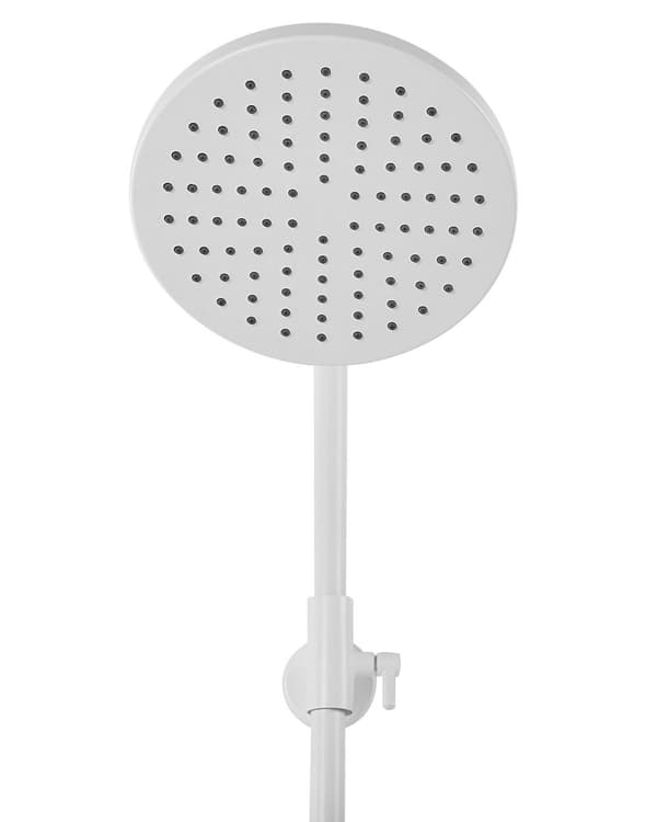 Dusjsett Hvit Messing med Regnfunksjon Matt finish Glamour Moderne