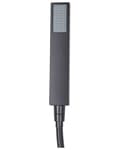 Miniatyrbilde 5 av 11: Badekarbatteri frittstående krom matt svart moderne