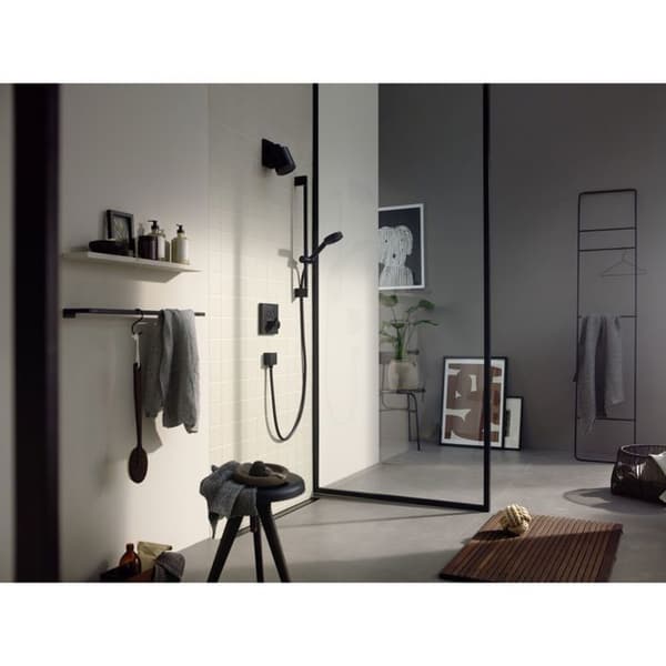 Hansgrohe Pulsify Duschset 65cm med 10,5cm duschhuvud 3 strålar Relaxation Matt svart