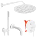 Miniatyrbillede 1 af 9: BADEBRUSEDÆT INDSPÆNDET REA LUNGO HVID + BOX