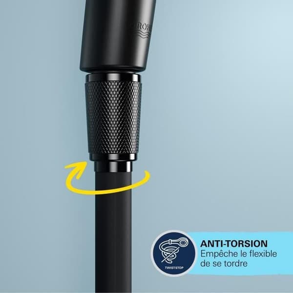 Duschpelare med termostatblandare - Vattensparande - GROHE Vitalio Start System 250 - Matt Svart - 266772431