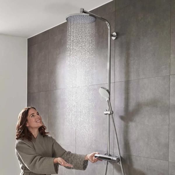 Duschpelare 1 spray CROMETTA S 240 2 uttag - HANSGROHE - 27267000