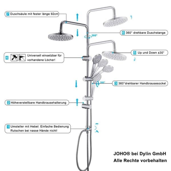 Joho duschpelare