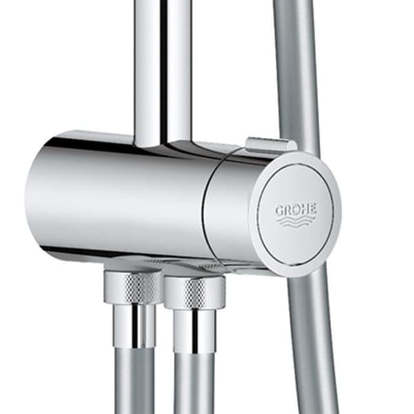 GROHE Duschpelare med manuell avledare Vitalio Start 250, 250 mm duschhuvud, 1 handdusch med jetstrålar, 26698000