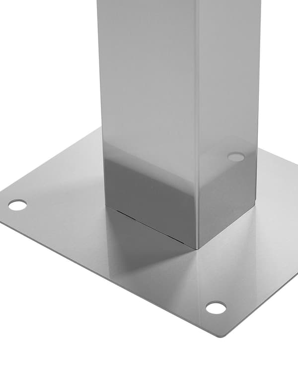 Blandare för utomhusbruk Rostfritt stål med regnfunktion Kromfinish Glamour Modern Trädgård