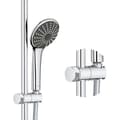 Miniatyrbild 3 av 8: GROHE Vitalio Joy 260 termostatisk duschblandare, 260 mm takdusch, 3-jets handdusch, krom, 26403002
