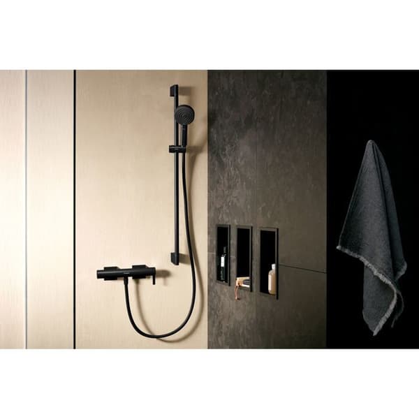 Hansgrohe Pulsify Select Duschset 90cm med 10,5cm handdusch 3 strålar Relaxation Matt svart