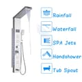 Miniatyrbillede 2 af 2: Bruserpanel med digital skærm, kropsmassagejet, håndbruser,Børstet nikkel