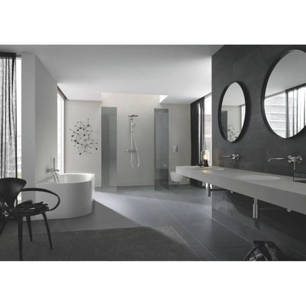 Grohe Euphoria SmartControl Rund duschpelare 310 duo Supersteel