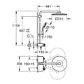 Miniatyrbild 5 av 5: Grohe Euphoria SmartControl Rund duschpelare 310 duo Supersteel