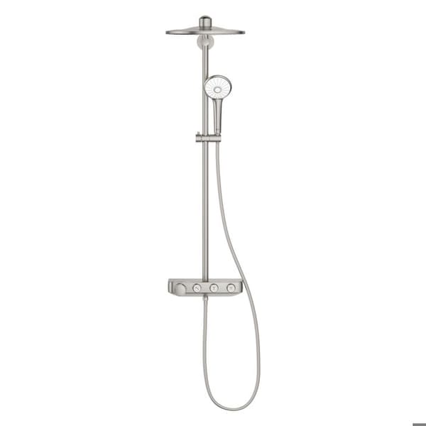 Grohe Euphoria SmartControl Rund duschpelare 310 duo Supersteel