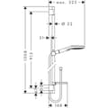 Miniatyrbild 2 av 3: Duschar-set - hansgrohe - Raindance Select E 120 - 3 strålar - Krom - EcoSmart