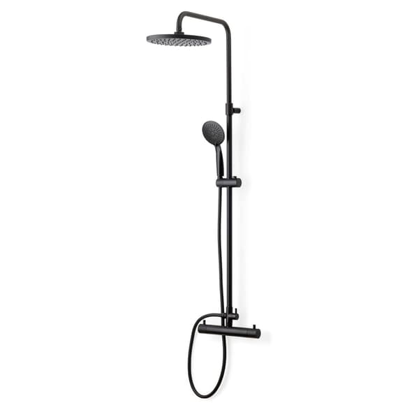 Habo Magnolia Takdusj Ø25cm komplett sett Svart matt