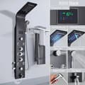 Miniatyrbild 2 av 2: Badrum Duschpanel, 3 Handtag, LED Temperaturvisning,8009 svart