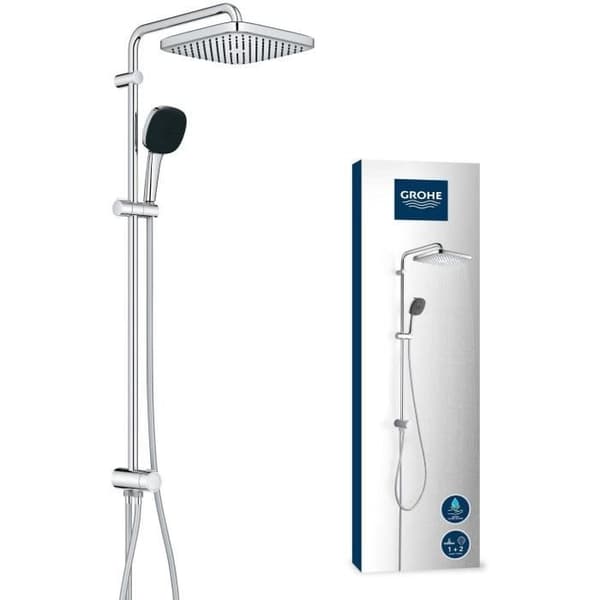 Duschpelare med manuell avledare - Vattenbesparing - GROHE Vitalio Comfort 250 - Krom - 26986001