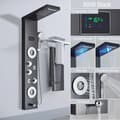 Miniatyrbillede 2 af 2: LED Lys Brusepanel, Digital Temperaturvisning, Flere Vandudløbsfunktioner,Sort Bronze B