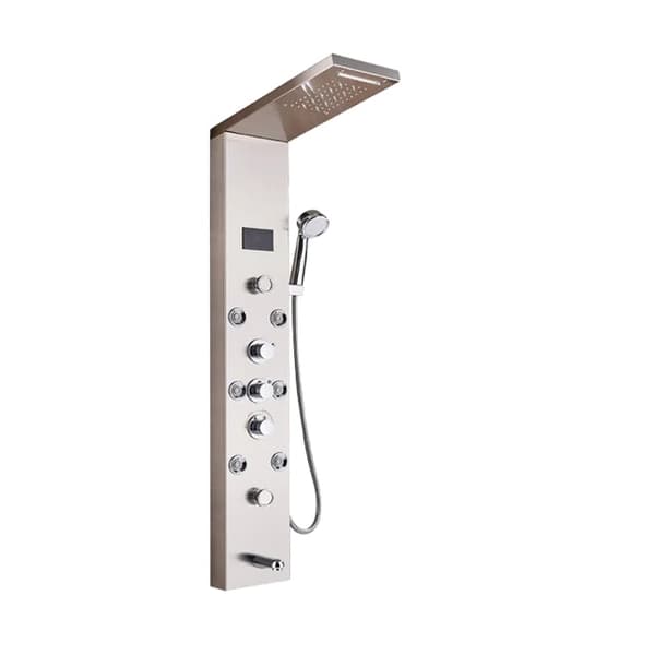 LED Brusepanel, Vandfalds Regnbruser, SPA Massage Jets,Børstet 8009
