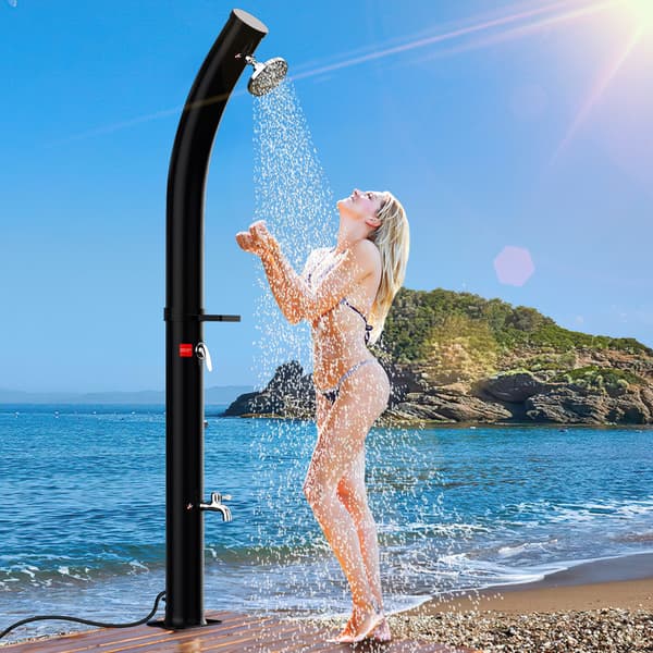 Utomhus solardusch Solardusch för pool Trädgårdsduschar 20L Böjd modell