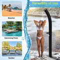 Miniatyrbild 6 av 7: Utomhus solardusch Solardusch för pool Trädgårdsduschar 35L Böjd modell