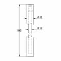 Miniatyrbild 2 av 2: GROHE 48054000 Duschpelare för Systems Rainshower / Euphoria