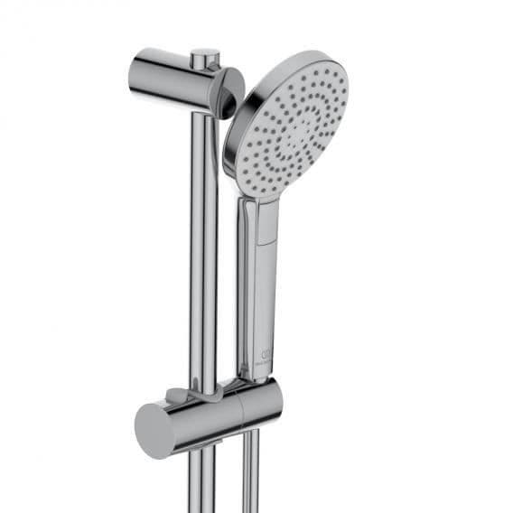 Termostatiskt duschset - Ideal Standard - CERTHERM T50 - 60 bar + 11 cm rund handdusch - Krom