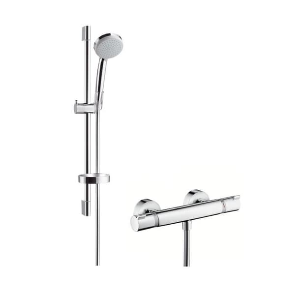 Hansgrohe 27032000 Croma 100 Vario EcoSmart Duschset Krom 65 cm