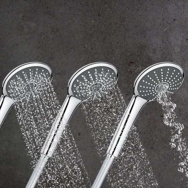 GROHE Vitalio Joy 260 termostatisk duschblandare, 260 mm takdusch, 3-jets handdusch, krom, 26403002