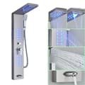 Miniatyrbillede 1 af 2: LED Bruserpanel, 4/5 Trins Brusefunktion, Vægmonteret Design,Nickel-F-6002