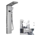 Miniatyrbillede 1 af 2: Brusepanel system, digital temperaturvisning, multifunktionsbruserhoved,Børstet nikkel 8013