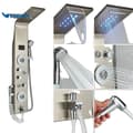 Miniatyrbillede 1 af 2: Badeværelse Brusepanel, LED Regnbruser, Digital Temperaturvisning,Nickel 8006