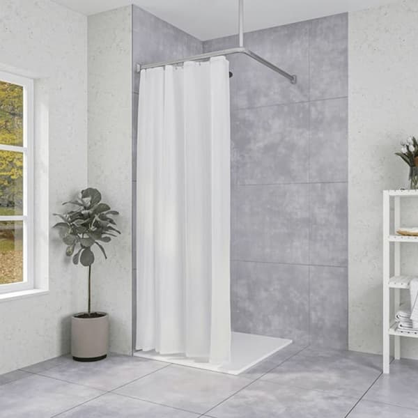 Sealskin badeforhæng Madeira 180 cm hvid