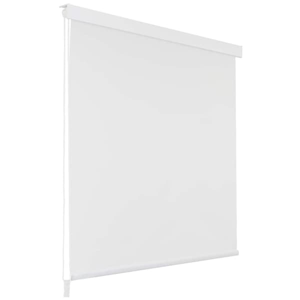 vidaXL rullegardin til badeværelse 120x240 cm hvid