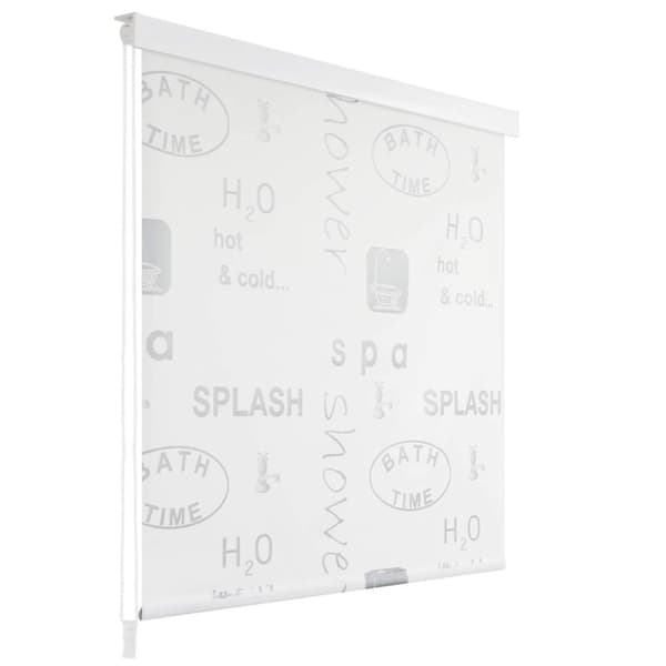 vidaXL rullegardin til badeværelse 80x240 cm splash