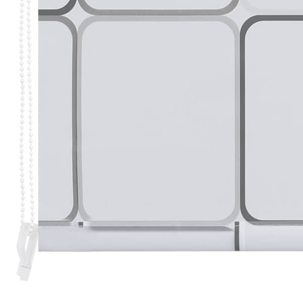 vidaXL rullegardin til badeværelse 80x240 cm firkanter