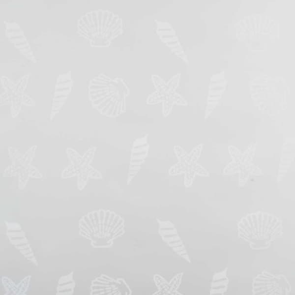 vidaXL Dusjforheng 100x240 cm sjøstjerne