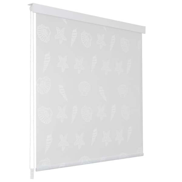 vidaXL Rullgardin för dusch 100x240 cm sjöstjärna
