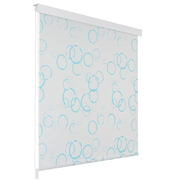 vidaXL Rullgardin för dusch 120x240 cm bubbla