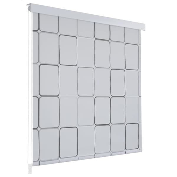 vidaXL Rullgardin för dusch 80x240 cm fyrkant