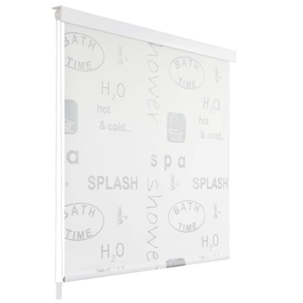 vidaXL Rullgardin för dusch 100x240 cm stänk